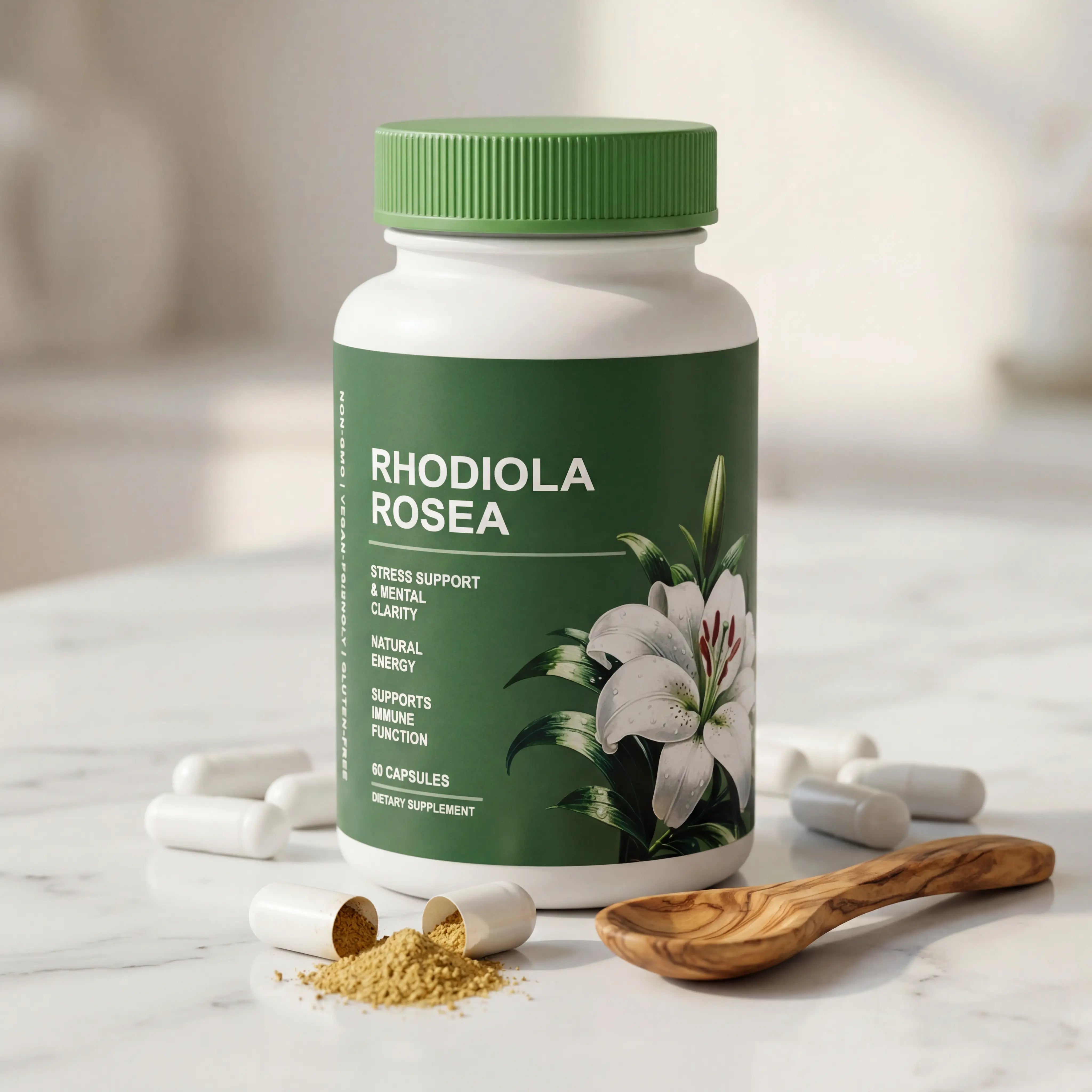 Rhodiola Rosea Capsules - 60 capsules
